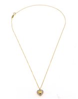 Halskette Forever Gioielli Dame COLLANA CON CUORE in Gold Zircone FGCO00413 - FGCO00413